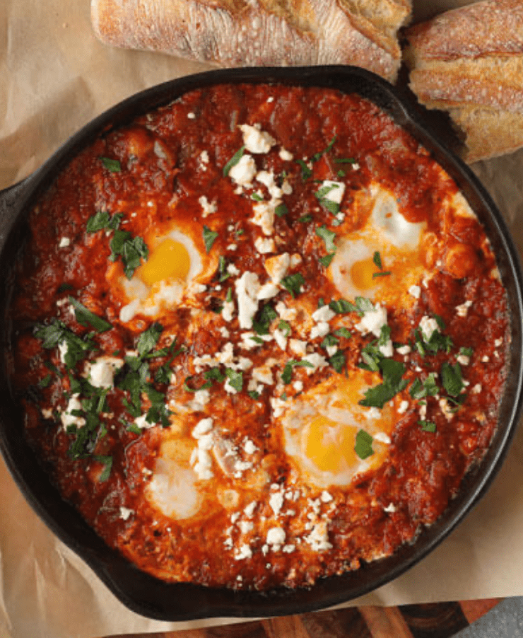 Shakshuka – Tomato & Chickpea Baked Eggs - Shop