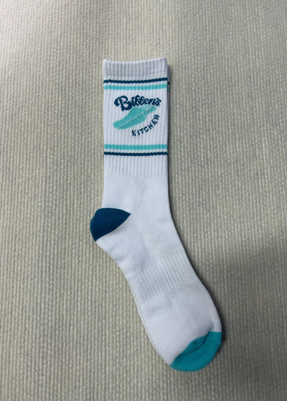 biffens kitchen blue socks 