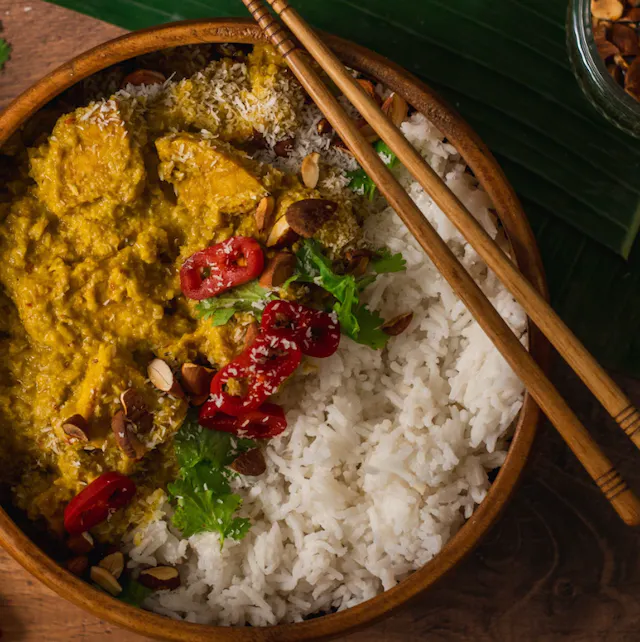 Balinese Cauliflower and Tempeh Rendang Curry