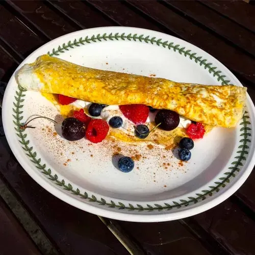 Forest Berry Sweet Omelette